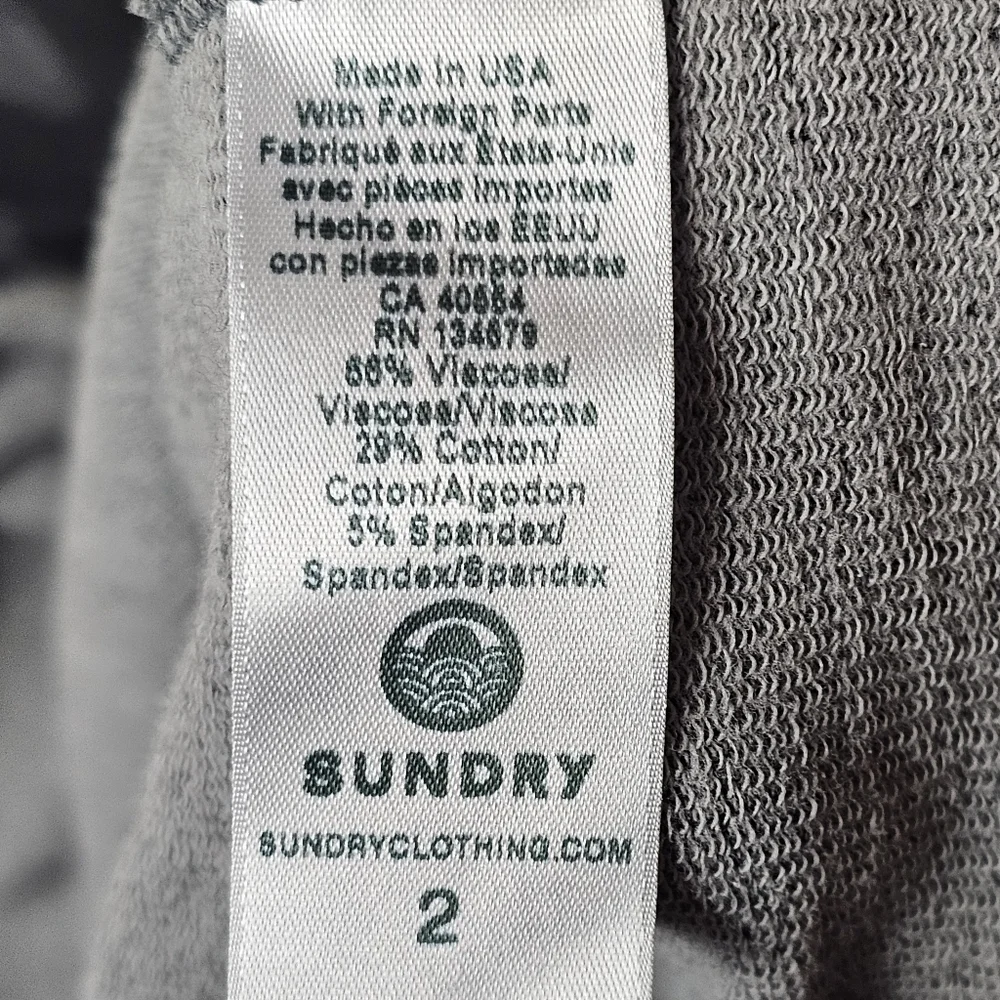 Sundry Camo Hoodie Gray medium Athletic Sweater Pullover - Picture 9 of 11
